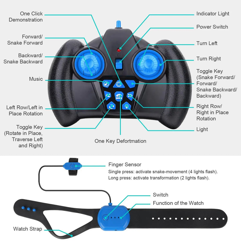CARRO STUNT CONTROL Y SENSOR DE MANILLA