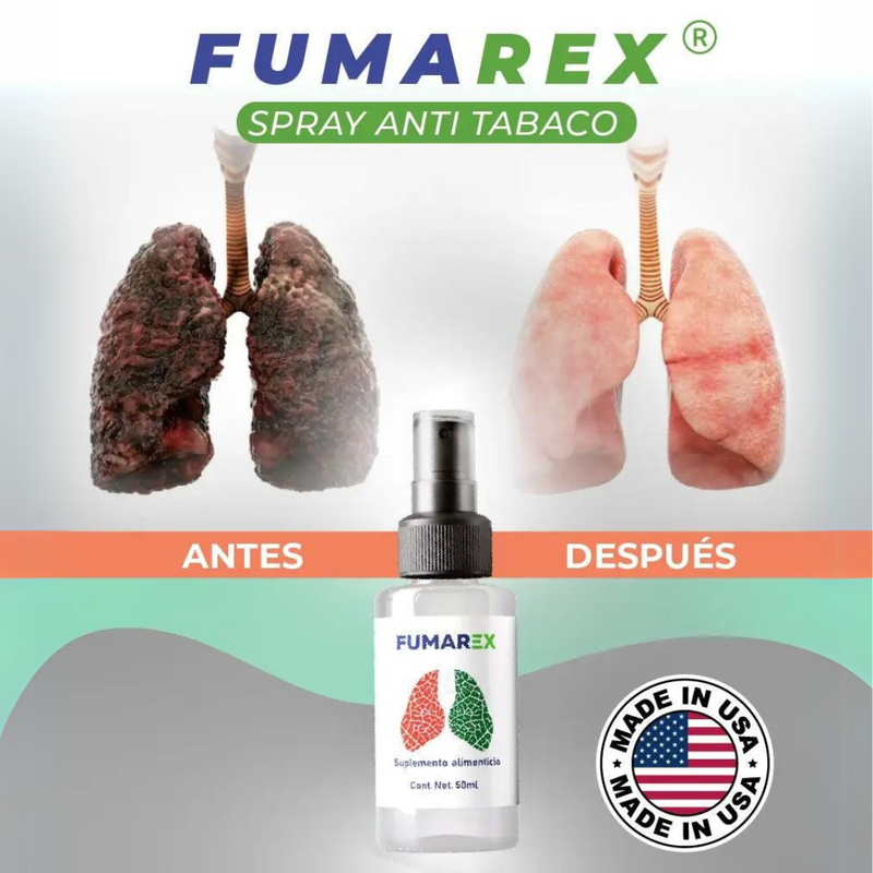Fumarex® |  Spray Natural Para Dejar De Fumar 🚭
