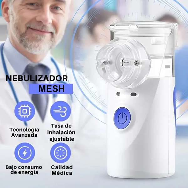 Nebulizador Mesh™ Original – Cuidado Respiratorio para Adultos y Niños